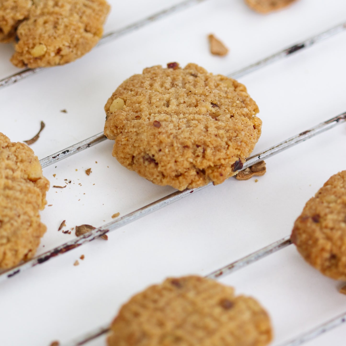 Yayamia Cinnamon & Walnut Cookie Gluten-free, Reduced-carb, Ketogenic, Vegan , Cinnamon & Walnut Flavours