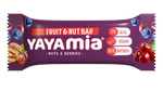 Load image into Gallery viewer, Yayamia Nuts & Berries Fruit & Nut Bar No Added Sugar Vegan Snack High Fibre Bar with 100% Natural Ingredients, Crunchy Nuts and Berries 170 kcal