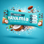 Load image into Gallery viewer, Yayamia Prebiotic High Fibre Fruit & Nut Bar No Added Sugar Vegan Snack with 100% Natural Ingredients Plant-Based Fibre Bar with Coconut 152 kcal