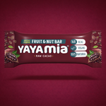 Load image into Gallery viewer, Yayamia Raw Cacao Fruit & Nut Bar No Added Sugar Vegan Snack High Fibre Chocolate Bar with 100% Natural Ingredients 168 kcal