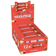 Yayamia Apple & Cinnamon Fruit & Nut Bar, No Added Sugar Vegan Snack with 100% Natural Ingredients, High Fibre Bar with Fruit & Nuts, 98 kcal