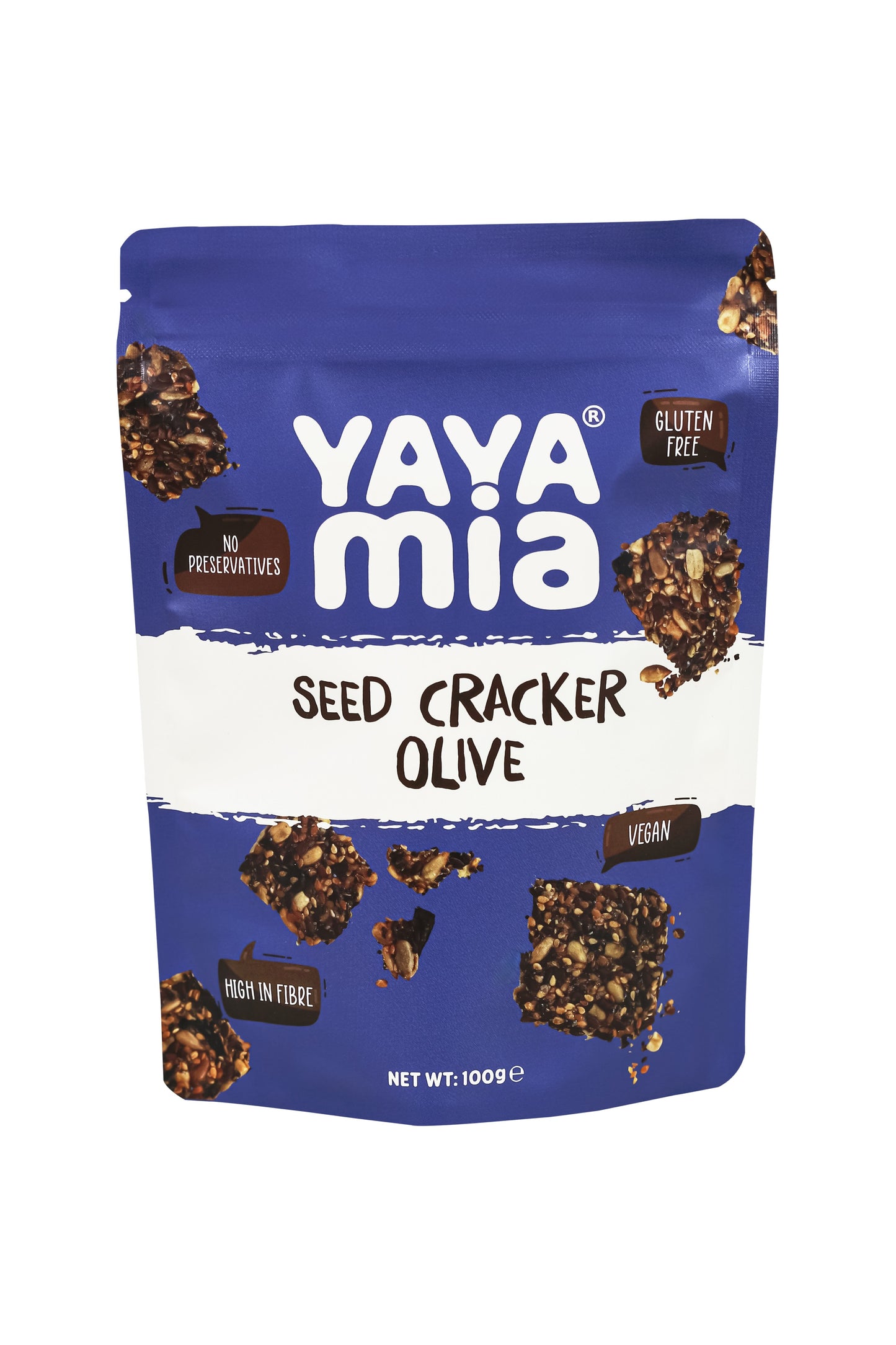 Seed Cracker Sea Salt – Keto-Friendly, Low-Carb, High-Fibre Vegan Snack