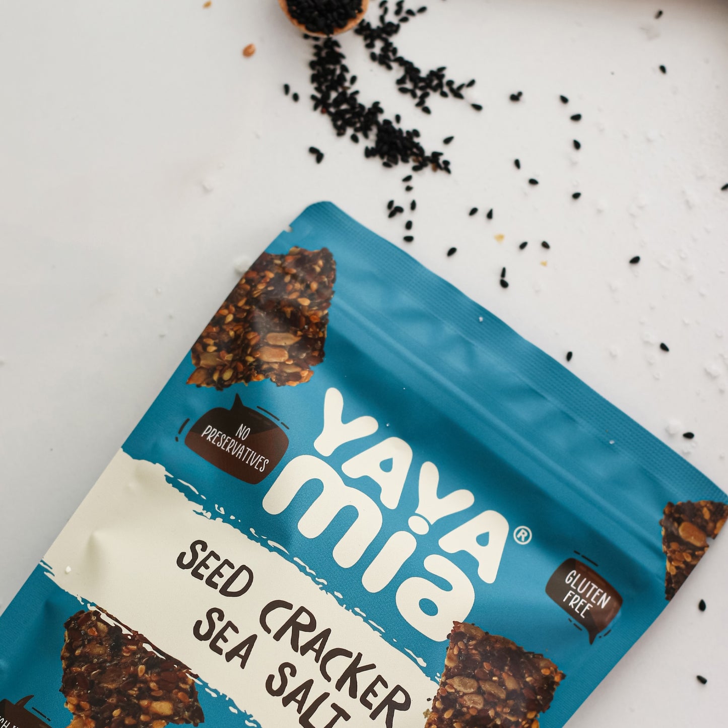 Seed Cracker Sea Salt – Keto-Friendly, Low-Carb, High-Fibre Vegan Snack