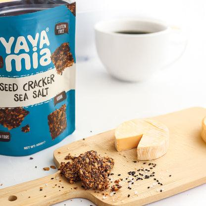 Seed Cracker Sea Salt – Keto-Friendly, Low-Carb, High-Fibre Vegan Snack