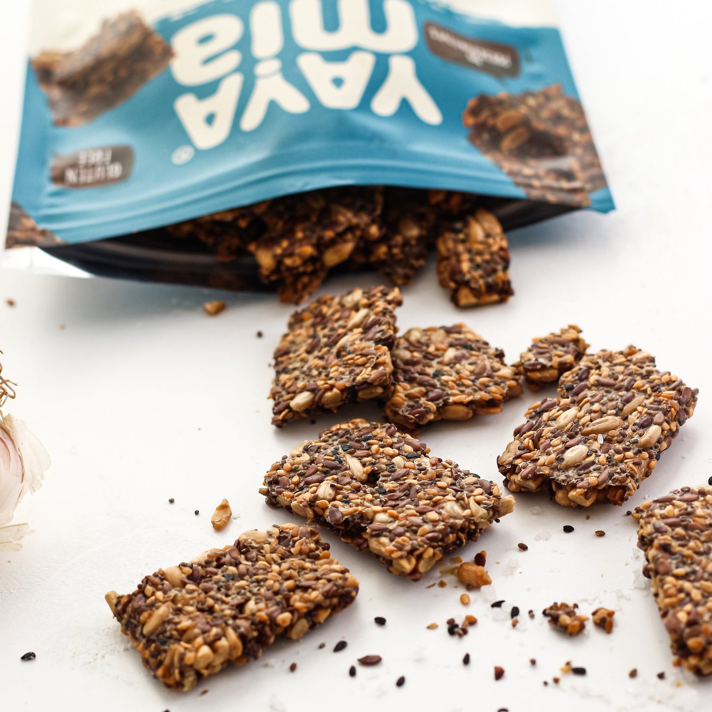 Seed Cracker Sea Salt – Keto-Friendly, Low-Carb, High-Fibre Vegan Snack