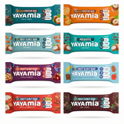 Yayamia Fruit & Nut Bar Variety Pack Mixed Selection of Vegan Fruit Nut and Protein Bars No Added Sugar Snacks with 100% Natural Ingredients