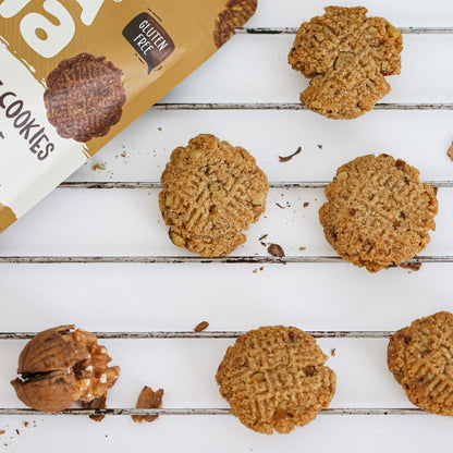 Yayamia Cinnamon & Walnut Cookie Gluten-free, Reduced-carb, Ketogenic, Vegan , Cinnamon & Walnut Flavours