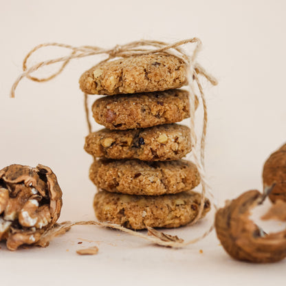 Yayamia Cinnamon & Walnut Cookie Gluten-free, Reduced-carb, Ketogenic, Vegan , Cinnamon & Walnut Flavours